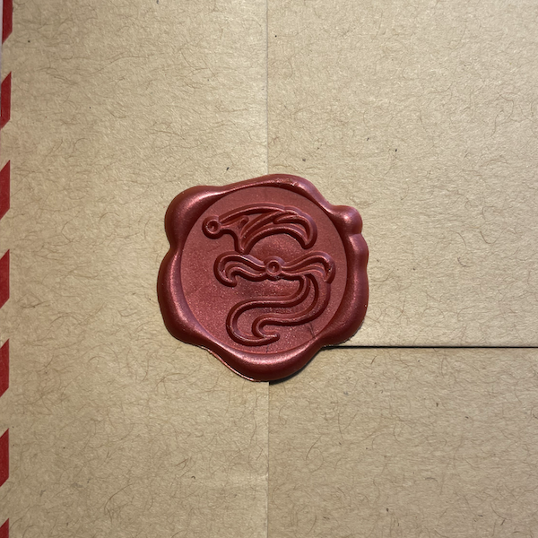 Realistic wax seal sticker – SantaReplies.com